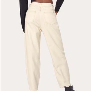 Slant Pocket Solid Jeans